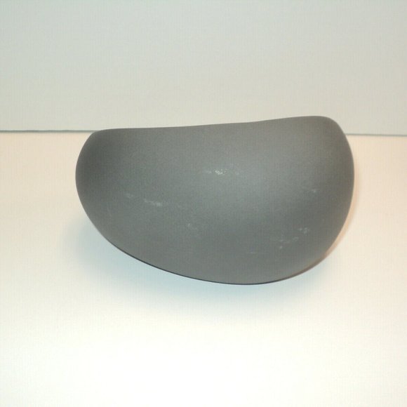 Tea Light Votive Holder 4.75" Ceramic Gray & Red Handmade in the Philippines NEW - Picture 3 of 5